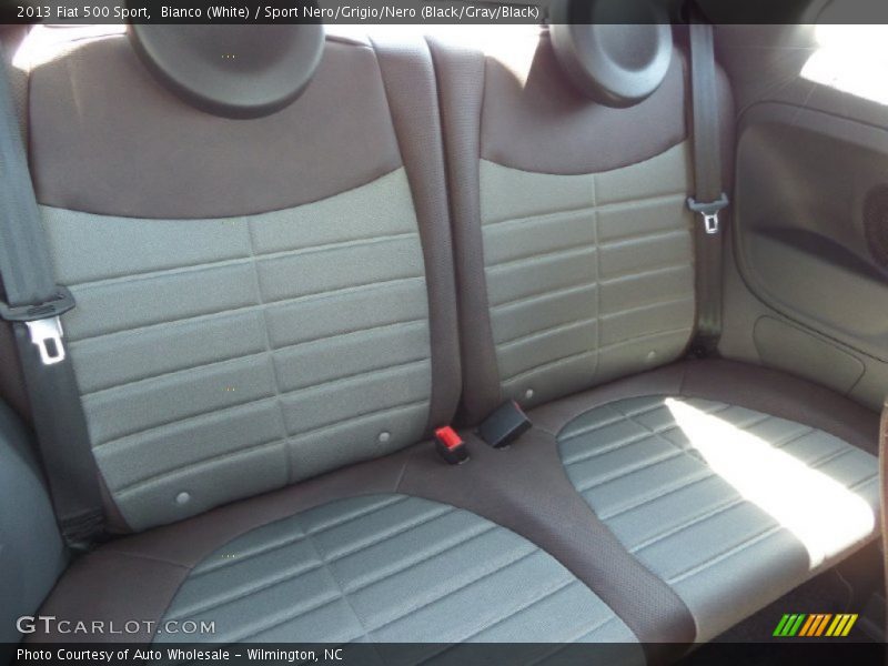 Bianco (White) / Sport Nero/Grigio/Nero (Black/Gray/Black) 2013 Fiat 500 Sport