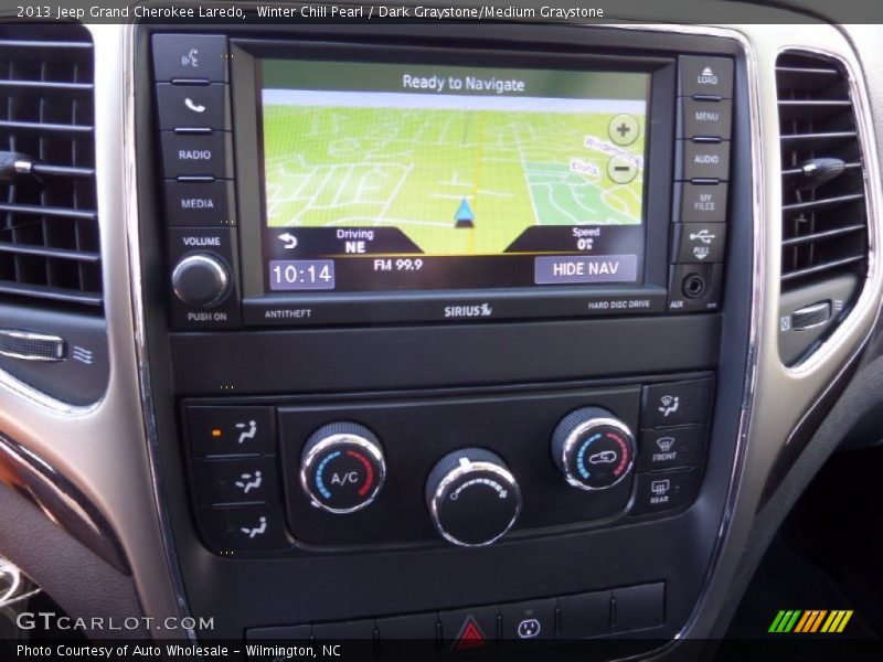 Winter Chill Pearl / Dark Graystone/Medium Graystone 2013 Jeep Grand Cherokee Laredo