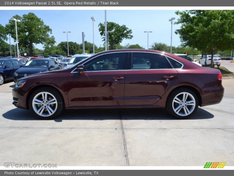 Opera Red Metallic / Titan Black 2014 Volkswagen Passat 2.5L SE