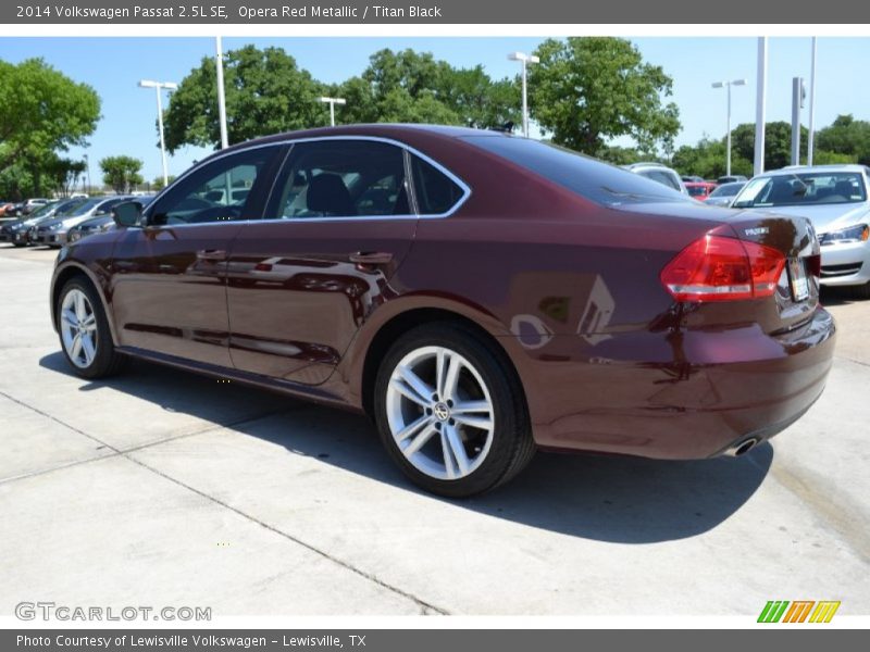 Opera Red Metallic / Titan Black 2014 Volkswagen Passat 2.5L SE