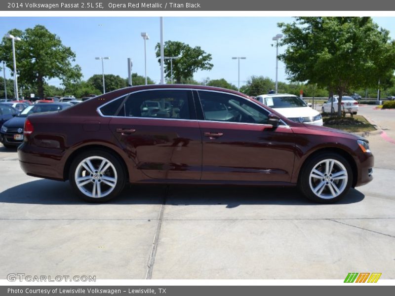 Opera Red Metallic / Titan Black 2014 Volkswagen Passat 2.5L SE