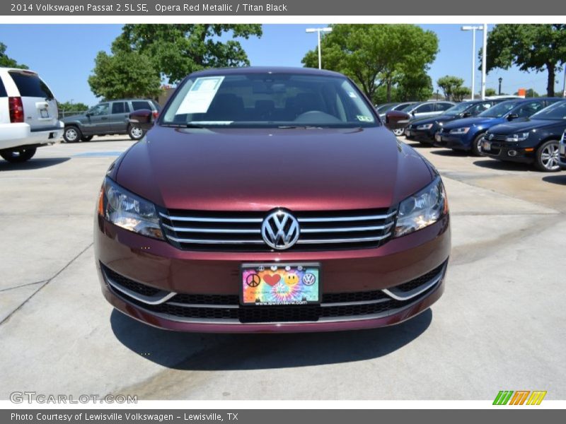 Opera Red Metallic / Titan Black 2014 Volkswagen Passat 2.5L SE