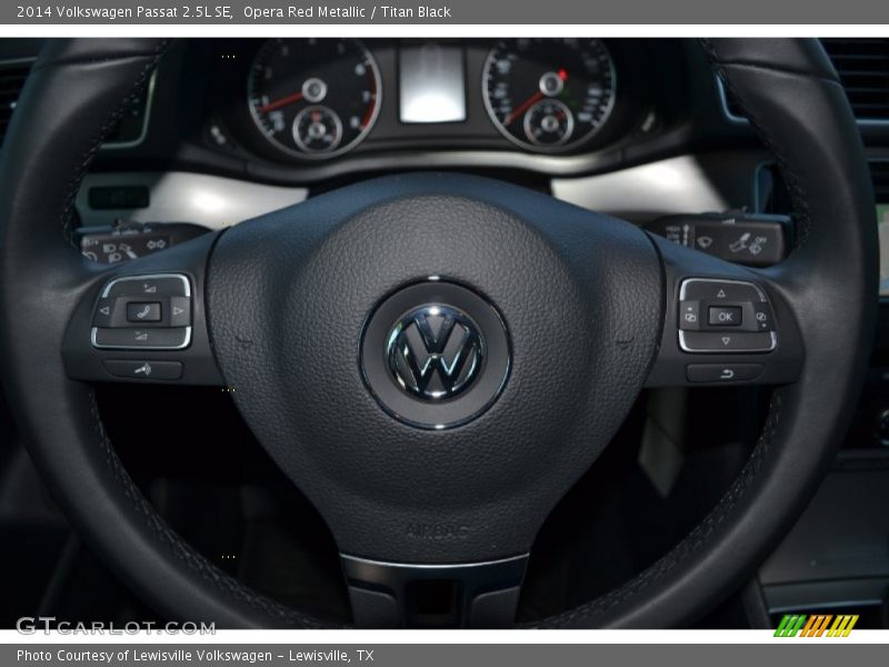 Opera Red Metallic / Titan Black 2014 Volkswagen Passat 2.5L SE
