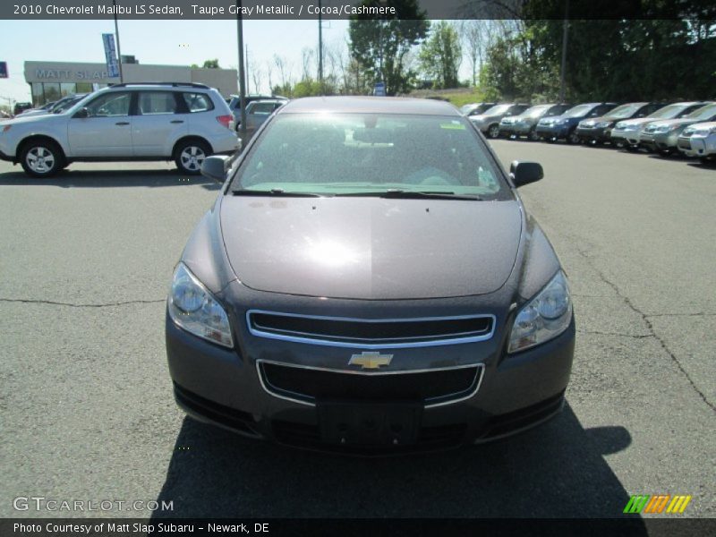Taupe Gray Metallic / Cocoa/Cashmere 2010 Chevrolet Malibu LS Sedan