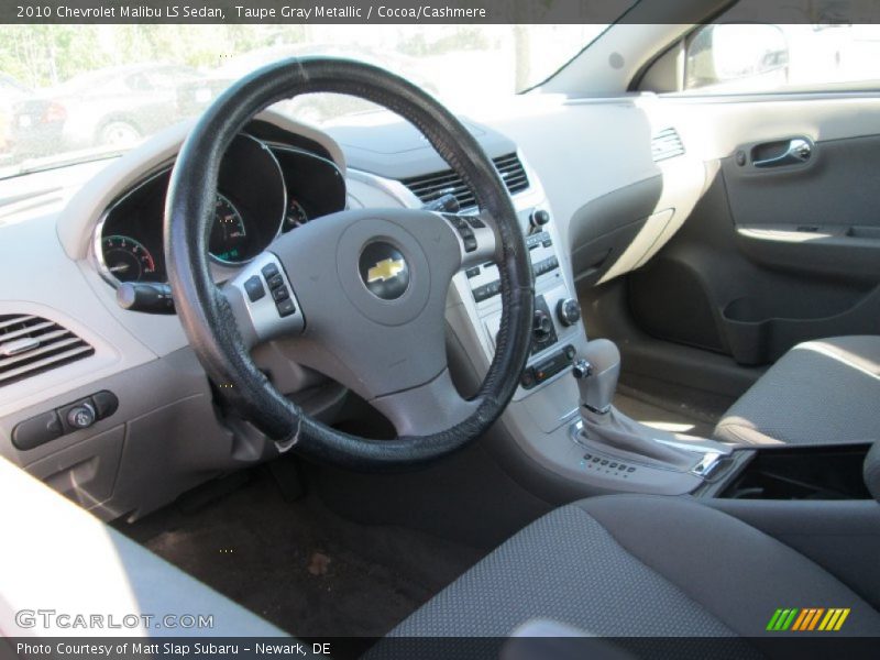 Taupe Gray Metallic / Cocoa/Cashmere 2010 Chevrolet Malibu LS Sedan