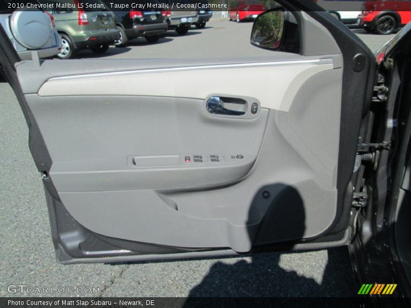 Taupe Gray Metallic / Cocoa/Cashmere 2010 Chevrolet Malibu LS Sedan