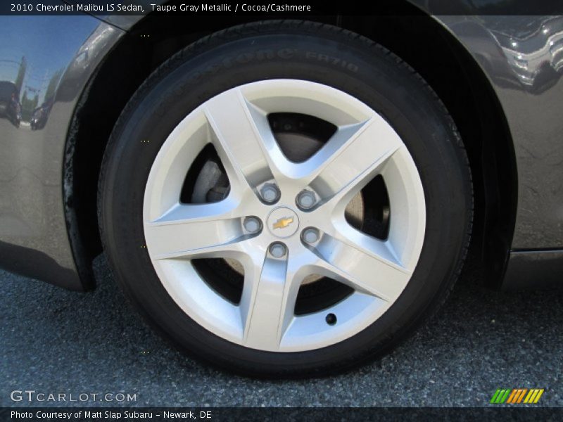 Taupe Gray Metallic / Cocoa/Cashmere 2010 Chevrolet Malibu LS Sedan