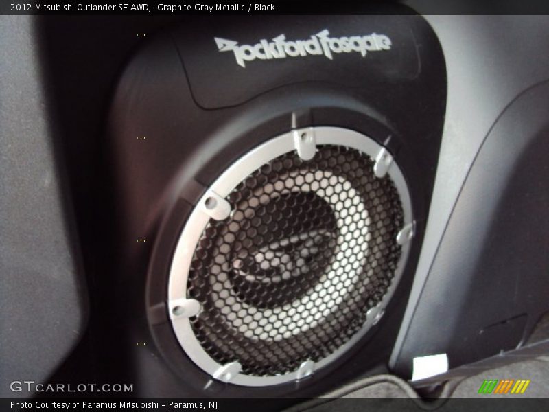 Graphite Gray Metallic / Black 2012 Mitsubishi Outlander SE AWD