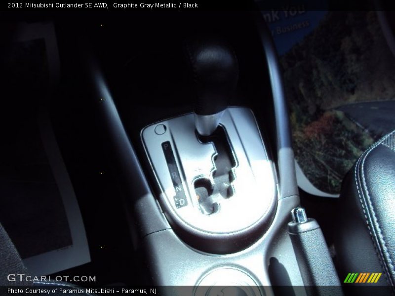 Graphite Gray Metallic / Black 2012 Mitsubishi Outlander SE AWD