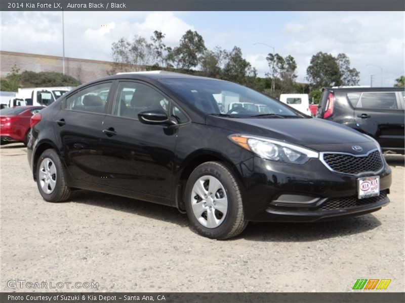 Aurora Black / Black 2014 Kia Forte LX