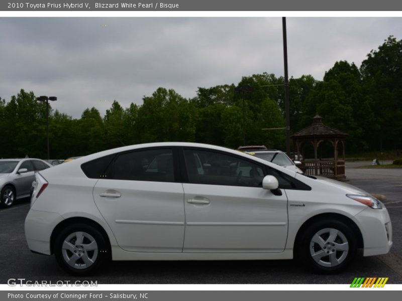 Blizzard White Pearl / Bisque 2010 Toyota Prius Hybrid V