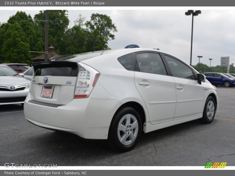 Blizzard White Pearl / Bisque 2010 Toyota Prius Hybrid V