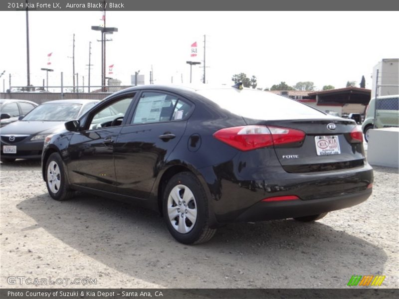 Aurora Black / Black 2014 Kia Forte LX
