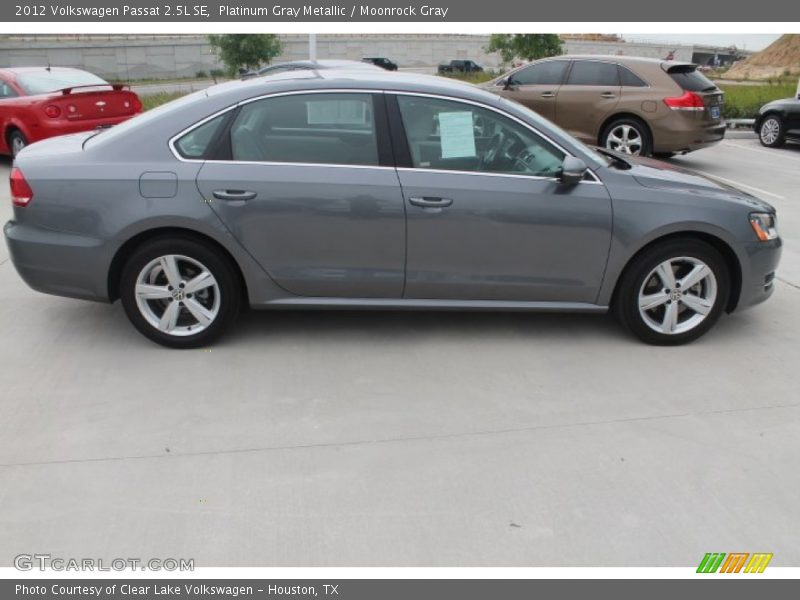 Platinum Gray Metallic / Moonrock Gray 2012 Volkswagen Passat 2.5L SE