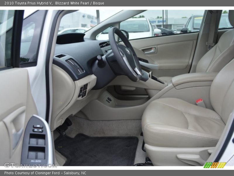 Blizzard White Pearl / Bisque 2010 Toyota Prius Hybrid V