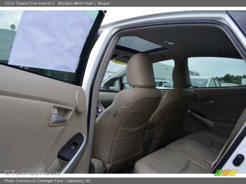 Blizzard White Pearl / Bisque 2010 Toyota Prius Hybrid V