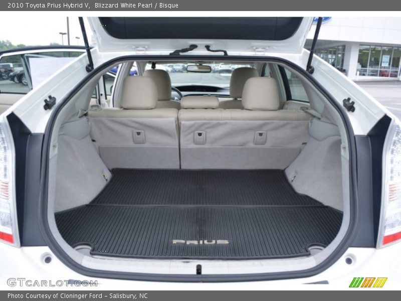 Blizzard White Pearl / Bisque 2010 Toyota Prius Hybrid V