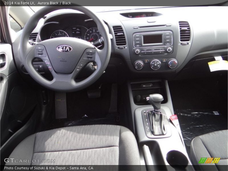 Aurora Black / Black 2014 Kia Forte LX