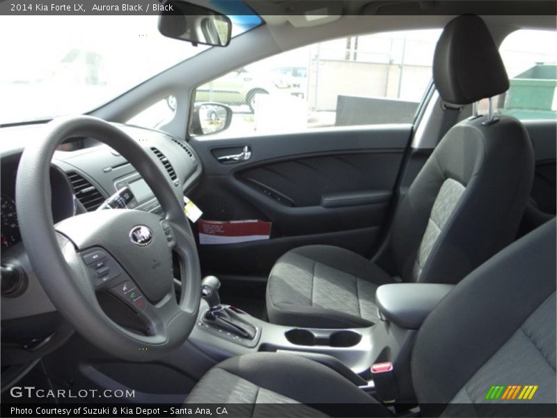 Aurora Black / Black 2014 Kia Forte LX