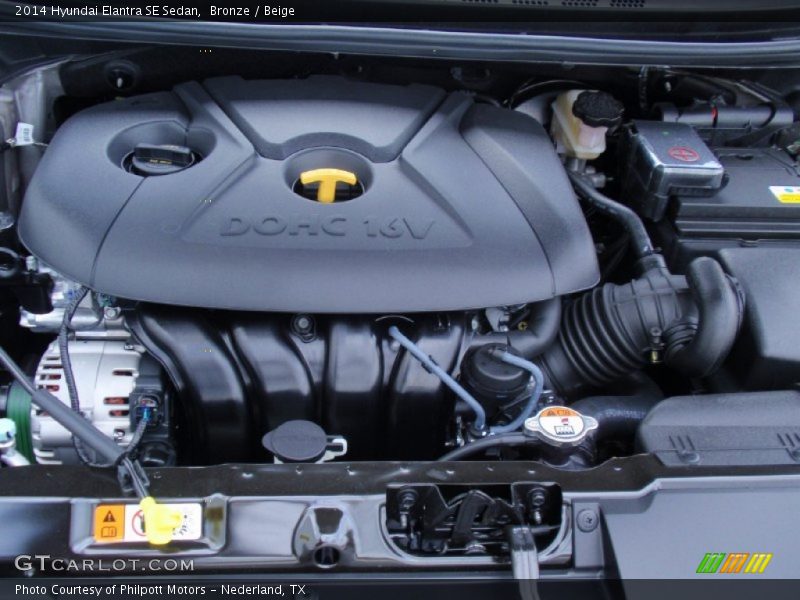 Bronze / Beige 2014 Hyundai Elantra SE Sedan