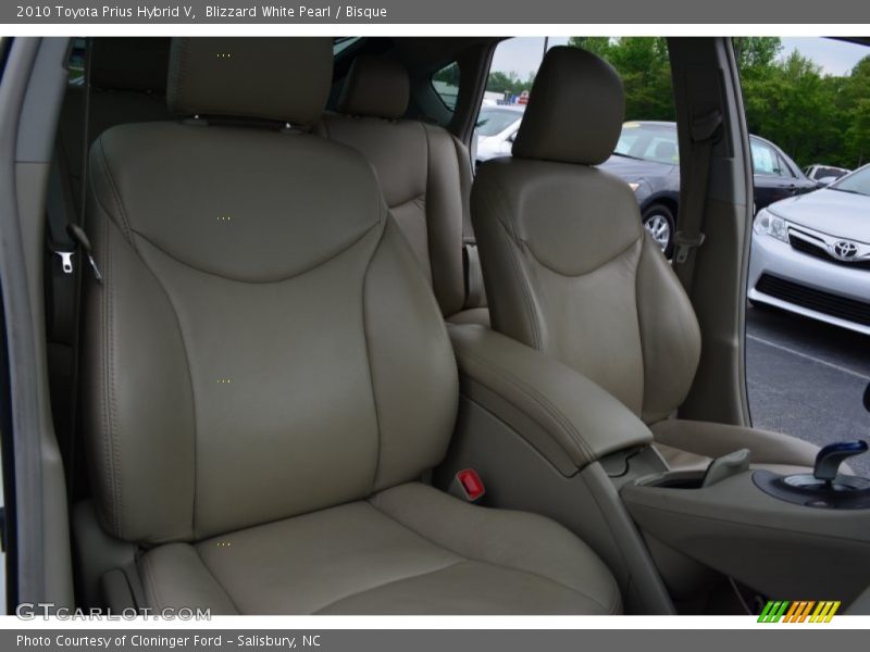 Blizzard White Pearl / Bisque 2010 Toyota Prius Hybrid V
