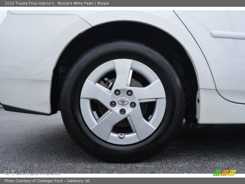 Blizzard White Pearl / Bisque 2010 Toyota Prius Hybrid V