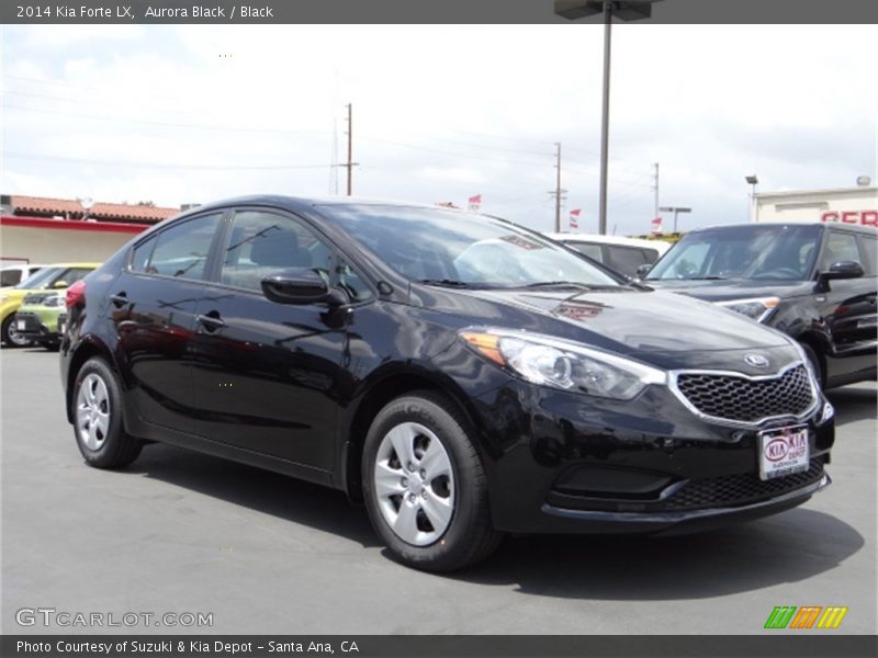 Aurora Black / Black 2014 Kia Forte LX