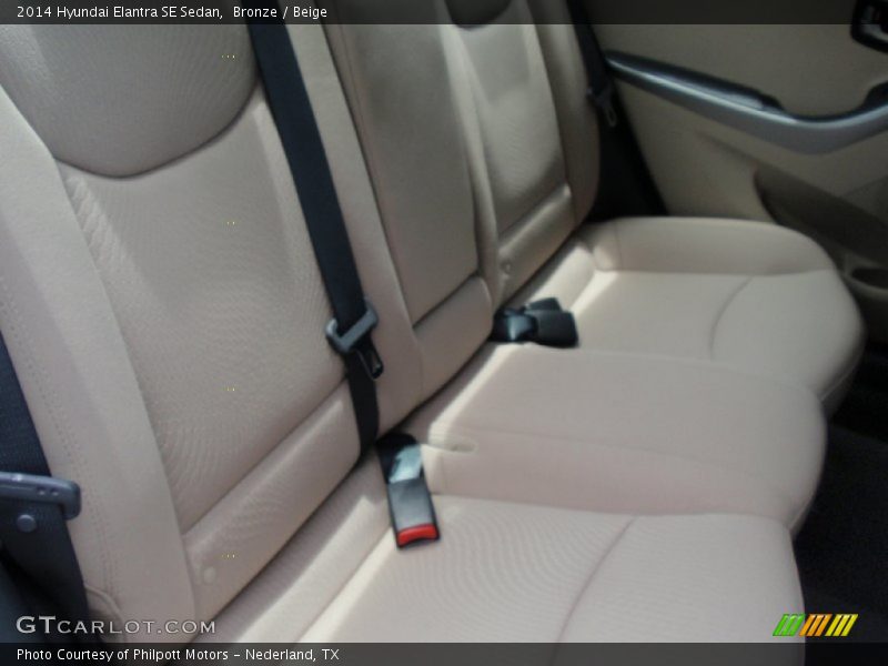Bronze / Beige 2014 Hyundai Elantra SE Sedan