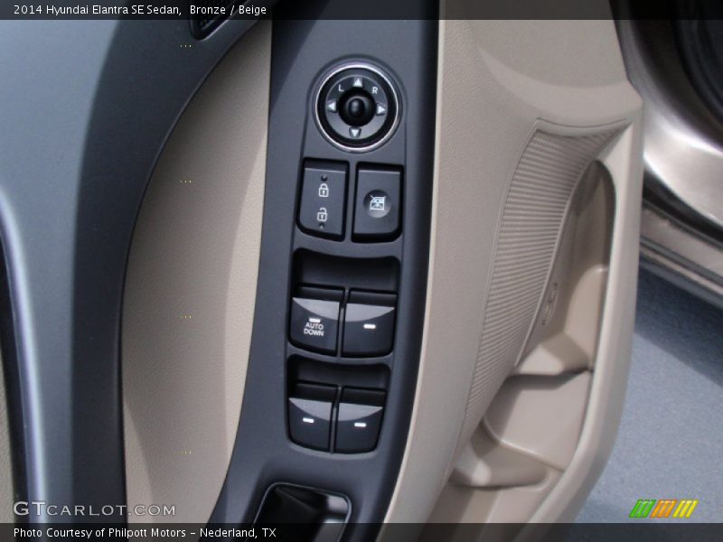 Bronze / Beige 2014 Hyundai Elantra SE Sedan