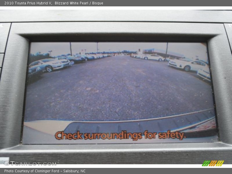 Blizzard White Pearl / Bisque 2010 Toyota Prius Hybrid V