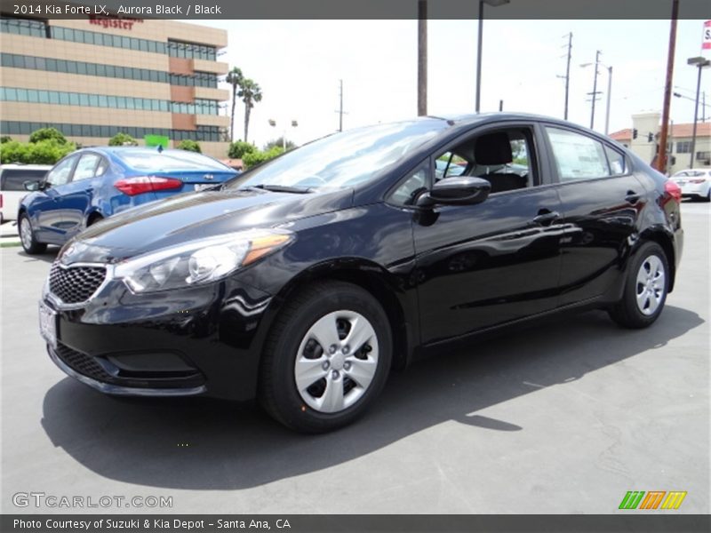 Aurora Black / Black 2014 Kia Forte LX