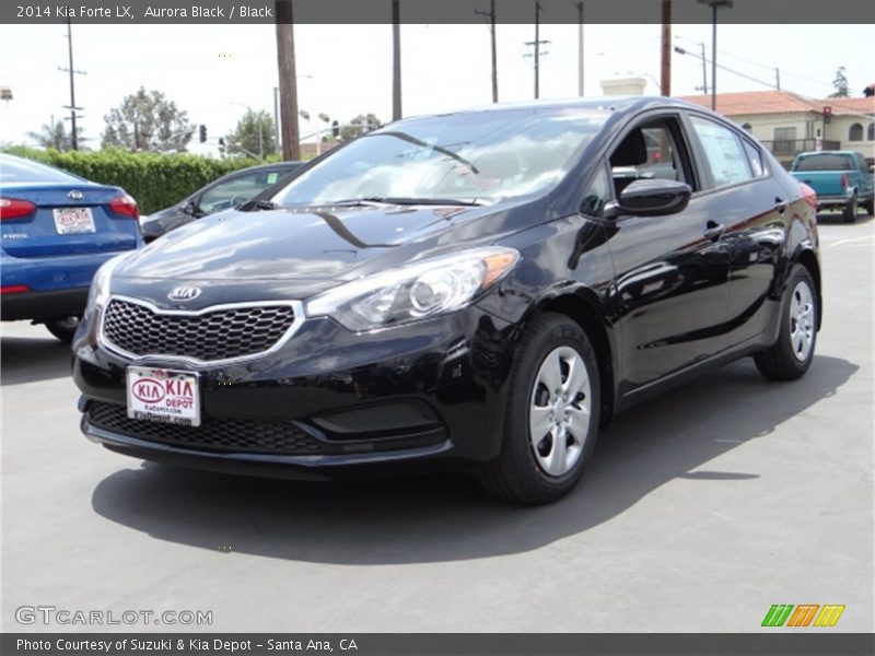 Aurora Black / Black 2014 Kia Forte LX