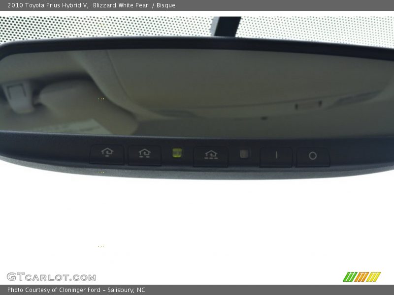 Blizzard White Pearl / Bisque 2010 Toyota Prius Hybrid V