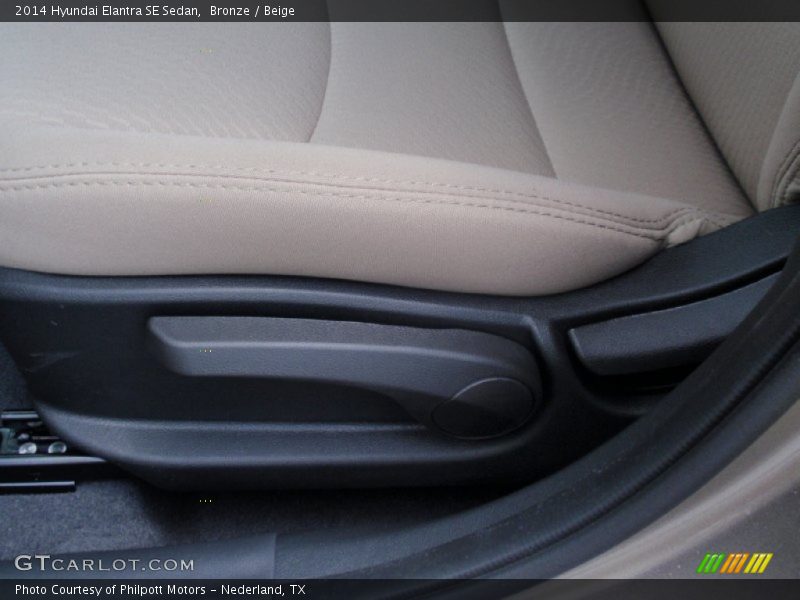 Bronze / Beige 2014 Hyundai Elantra SE Sedan
