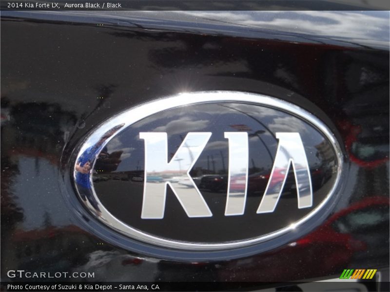 Aurora Black / Black 2014 Kia Forte LX