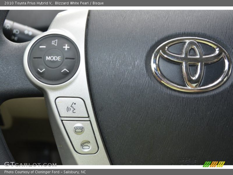 Blizzard White Pearl / Bisque 2010 Toyota Prius Hybrid V