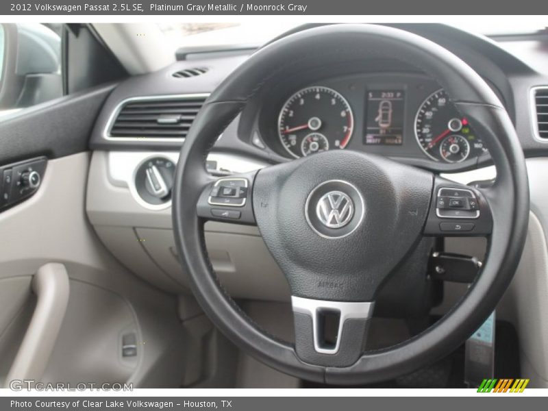 Platinum Gray Metallic / Moonrock Gray 2012 Volkswagen Passat 2.5L SE