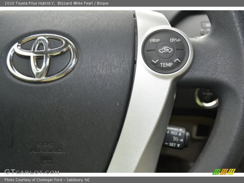 Blizzard White Pearl / Bisque 2010 Toyota Prius Hybrid V