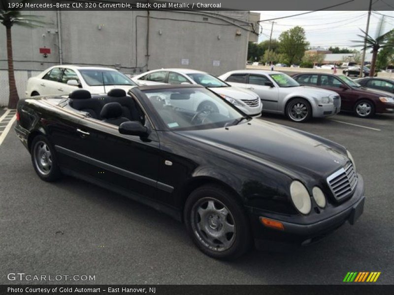 Black Opal Metallic / Charcoal 1999 Mercedes-Benz CLK 320 Convertible