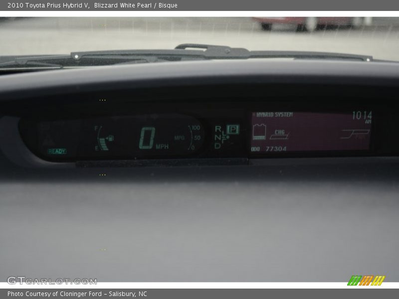 Blizzard White Pearl / Bisque 2010 Toyota Prius Hybrid V