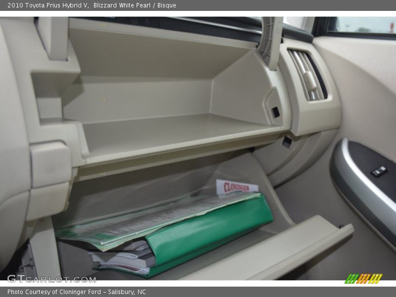 Blizzard White Pearl / Bisque 2010 Toyota Prius Hybrid V