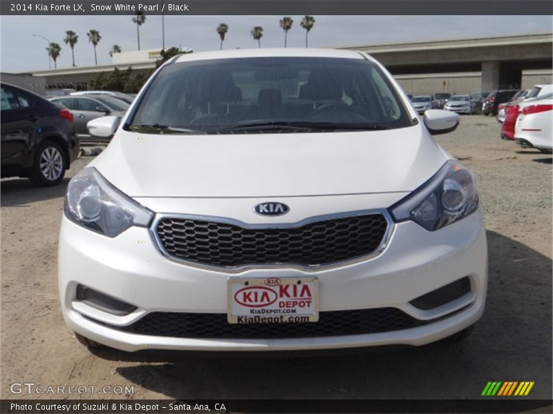 Snow White Pearl / Black 2014 Kia Forte LX