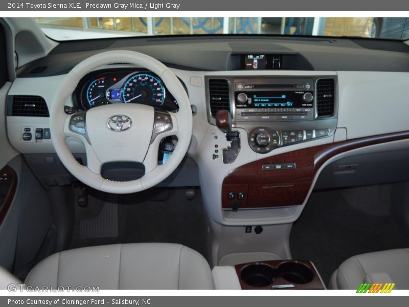Predawn Gray Mica / Light Gray 2014 Toyota Sienna XLE