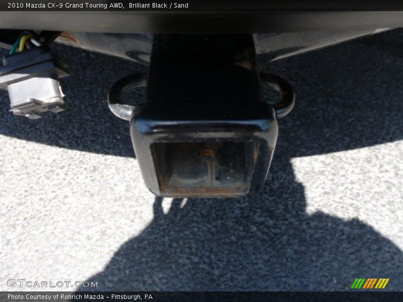 Brilliant Black / Sand 2010 Mazda CX-9 Grand Touring AWD