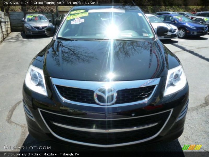 Brilliant Black / Sand 2010 Mazda CX-9 Grand Touring AWD