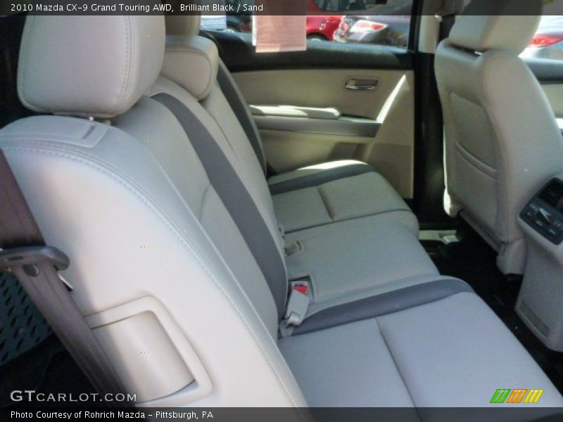 Brilliant Black / Sand 2010 Mazda CX-9 Grand Touring AWD