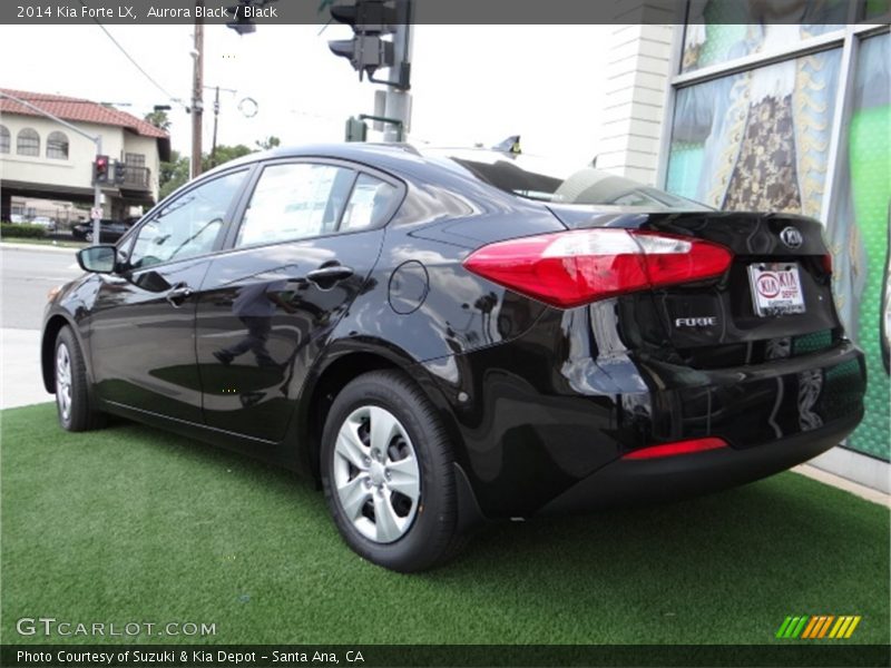 Aurora Black / Black 2014 Kia Forte LX
