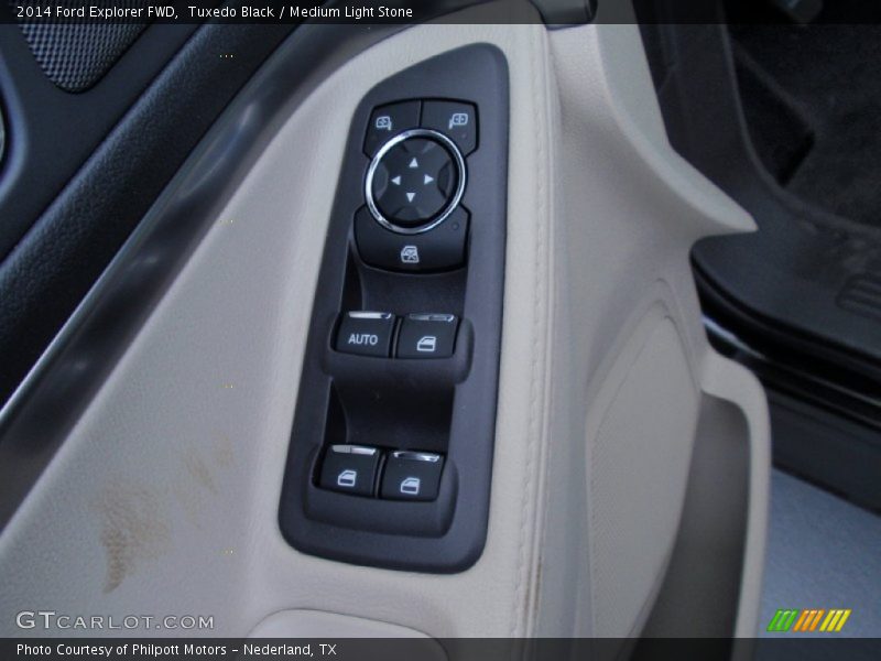 Tuxedo Black / Medium Light Stone 2014 Ford Explorer FWD