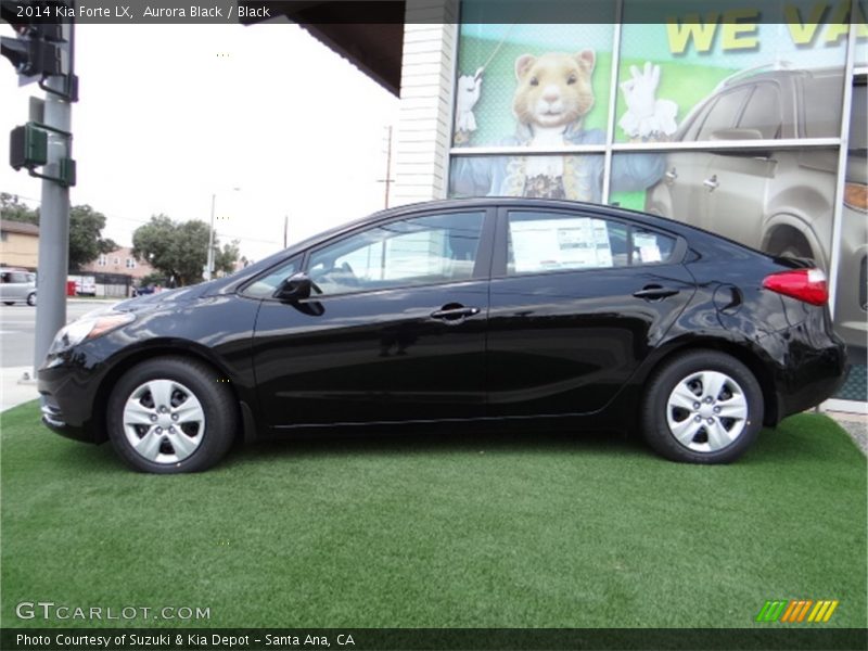 Aurora Black / Black 2014 Kia Forte LX