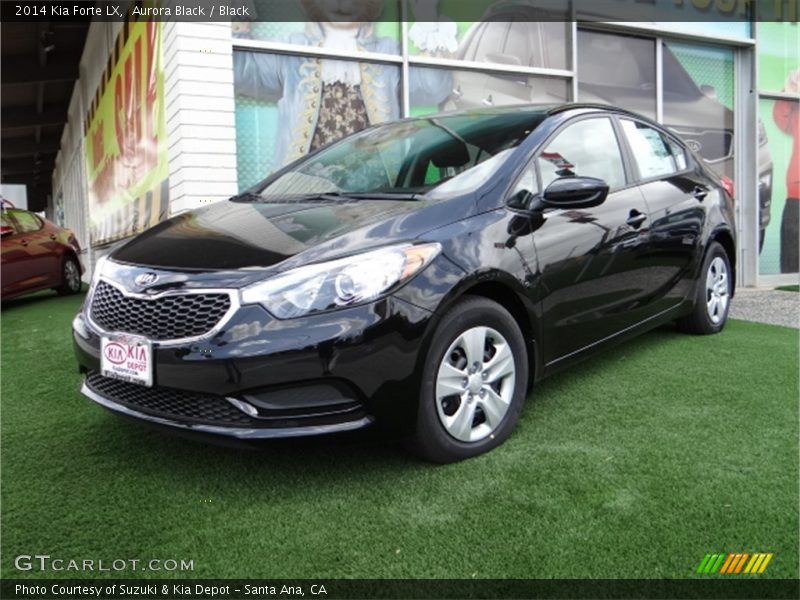 Aurora Black / Black 2014 Kia Forte LX